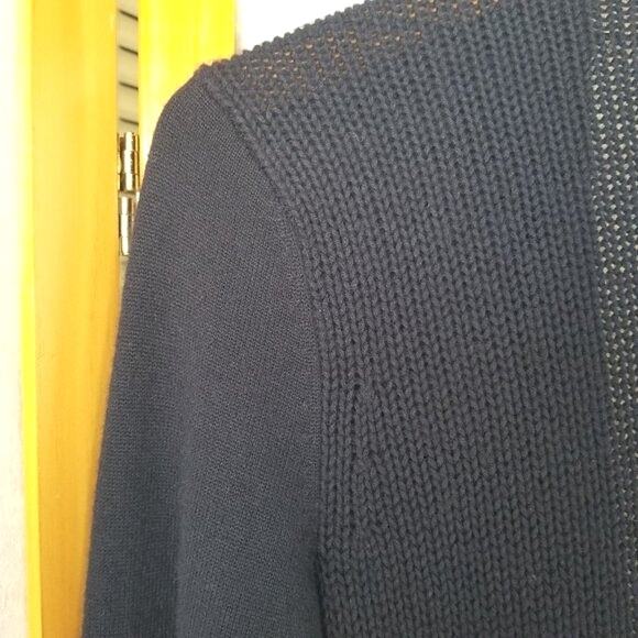 LOFT Black Open Front Cardigan - Picture 10 of 10